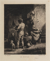 KG 14234
<br/>
Het avondmaal
<br/>
<em>Jacques, Charles (1813 - 1894)</em>